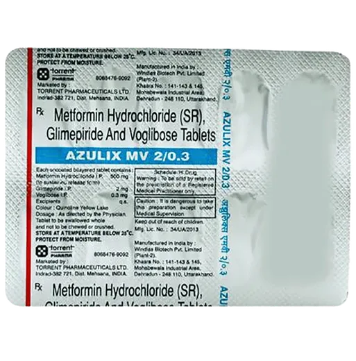 azulix mv 2/0.3mg tablet 10's